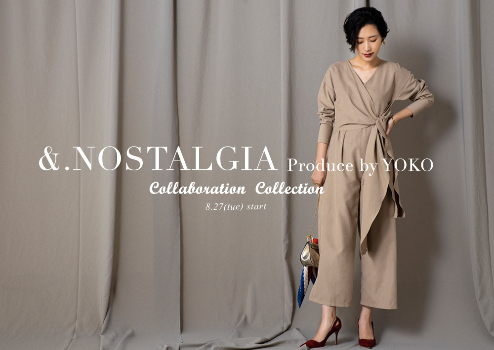 ノスタルジア　今期完売品　オールインワン &.NOSTALGIA produced by YOKO collaboration collection