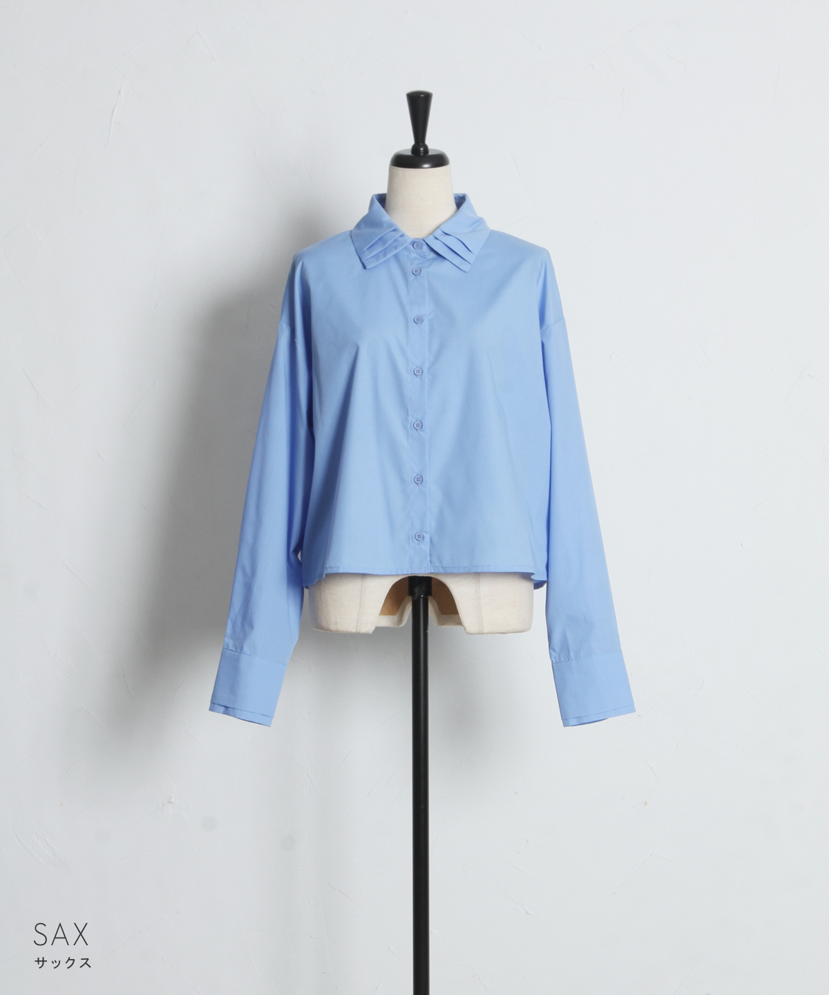 タックデザインシャツ