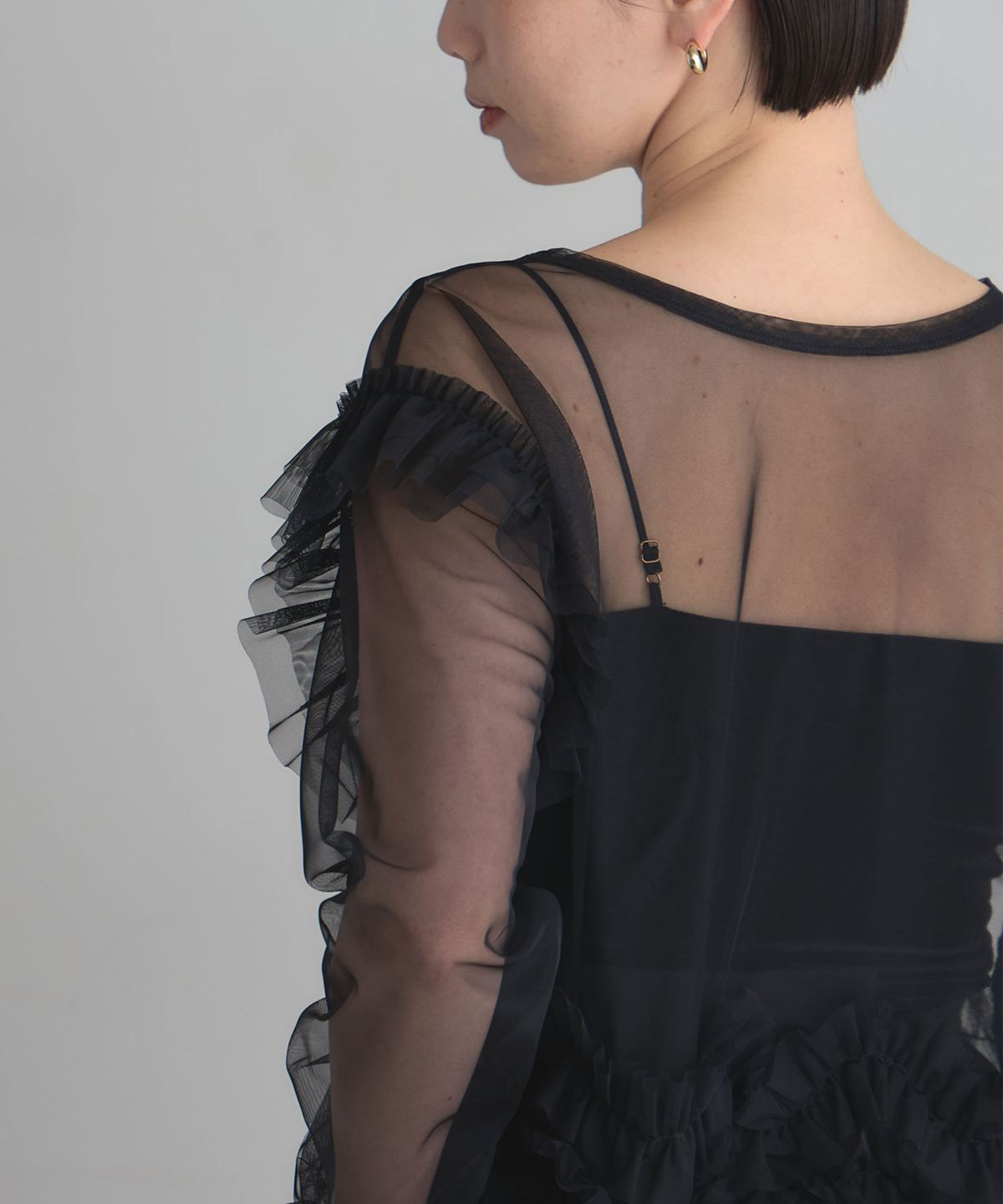 最終値下げ❗️styling/フリルチュール2WAYトップス styling