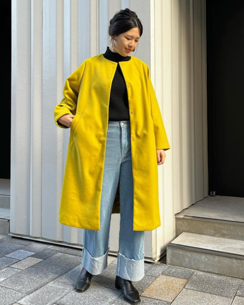 ビジュー付きスウェットチュニック