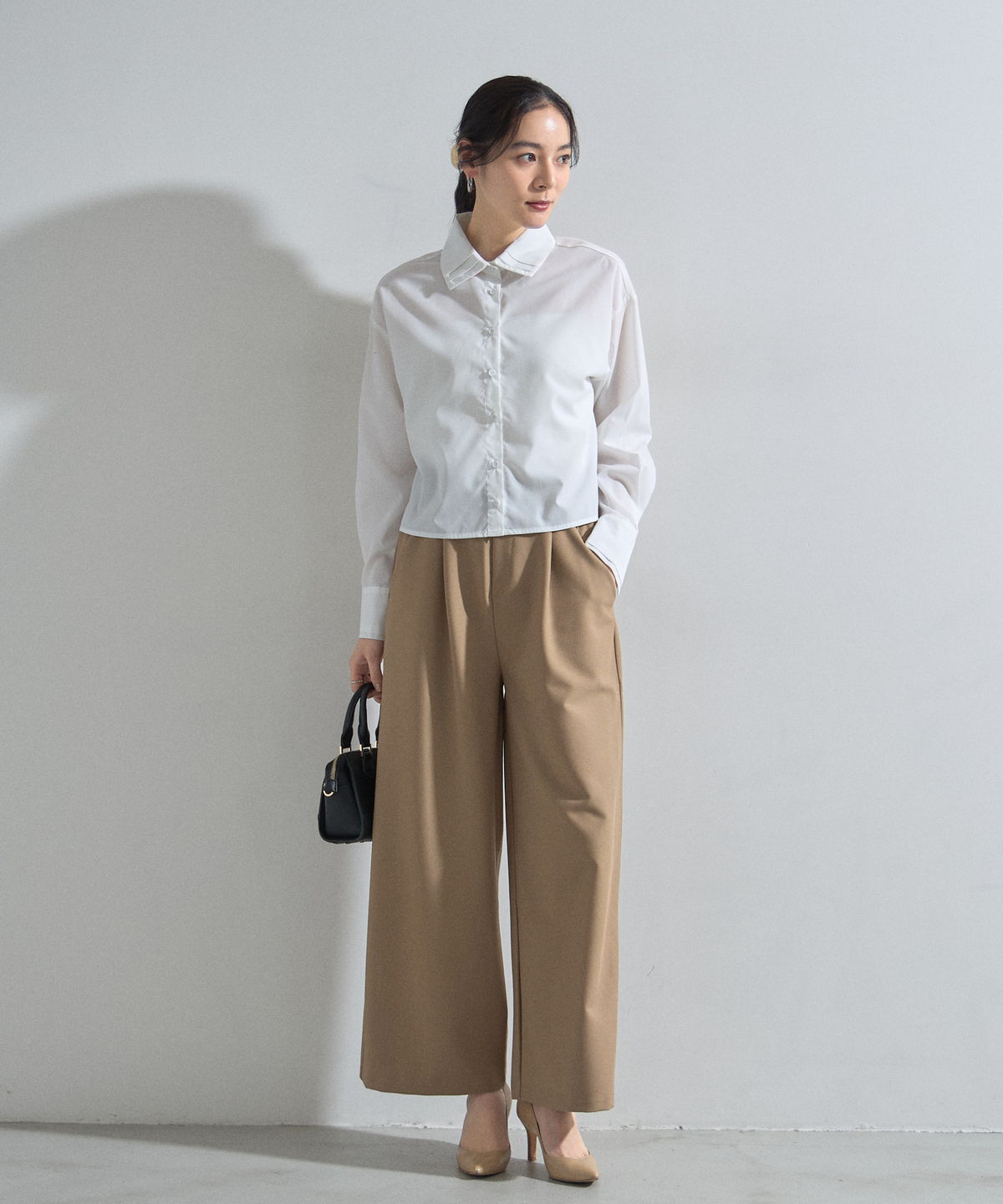 ツイルワイドパンツ