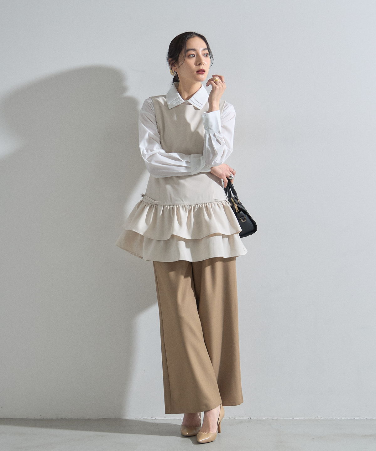 ツイルワイドパンツ