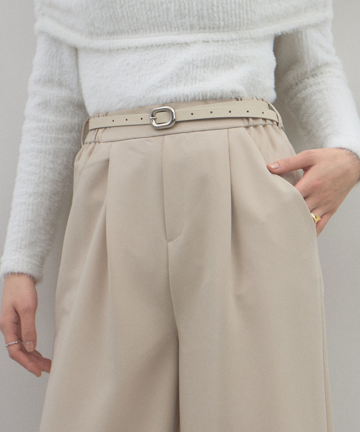 ツイルワイドパンツ