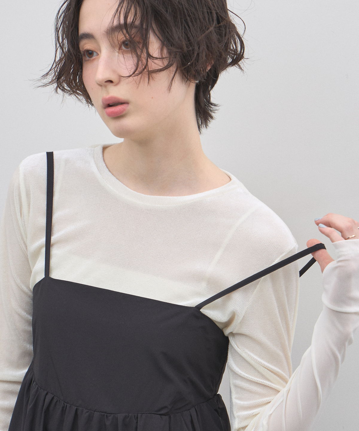 オフィシャルサイト限定】バルーンキャミワンピース