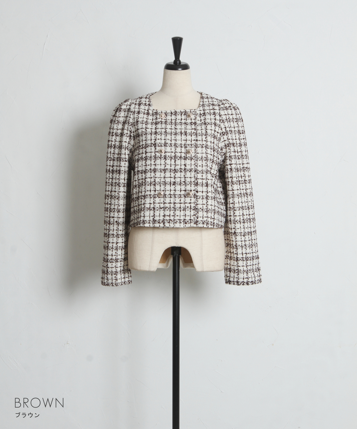 オフィシャルサイト限定】ラメループツイードショートジャケット