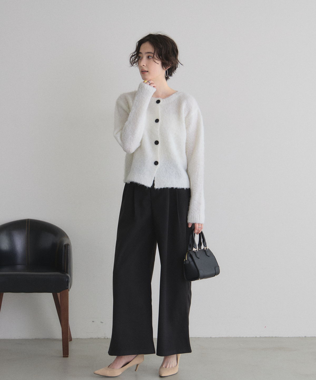 ちびすけ☆ 強ダメージ☆ コクーンシルエットワイドパンツ☆ タプタプ KOBE LETTUCE（神戸レタス） ボトム ワイドパンツ レディース