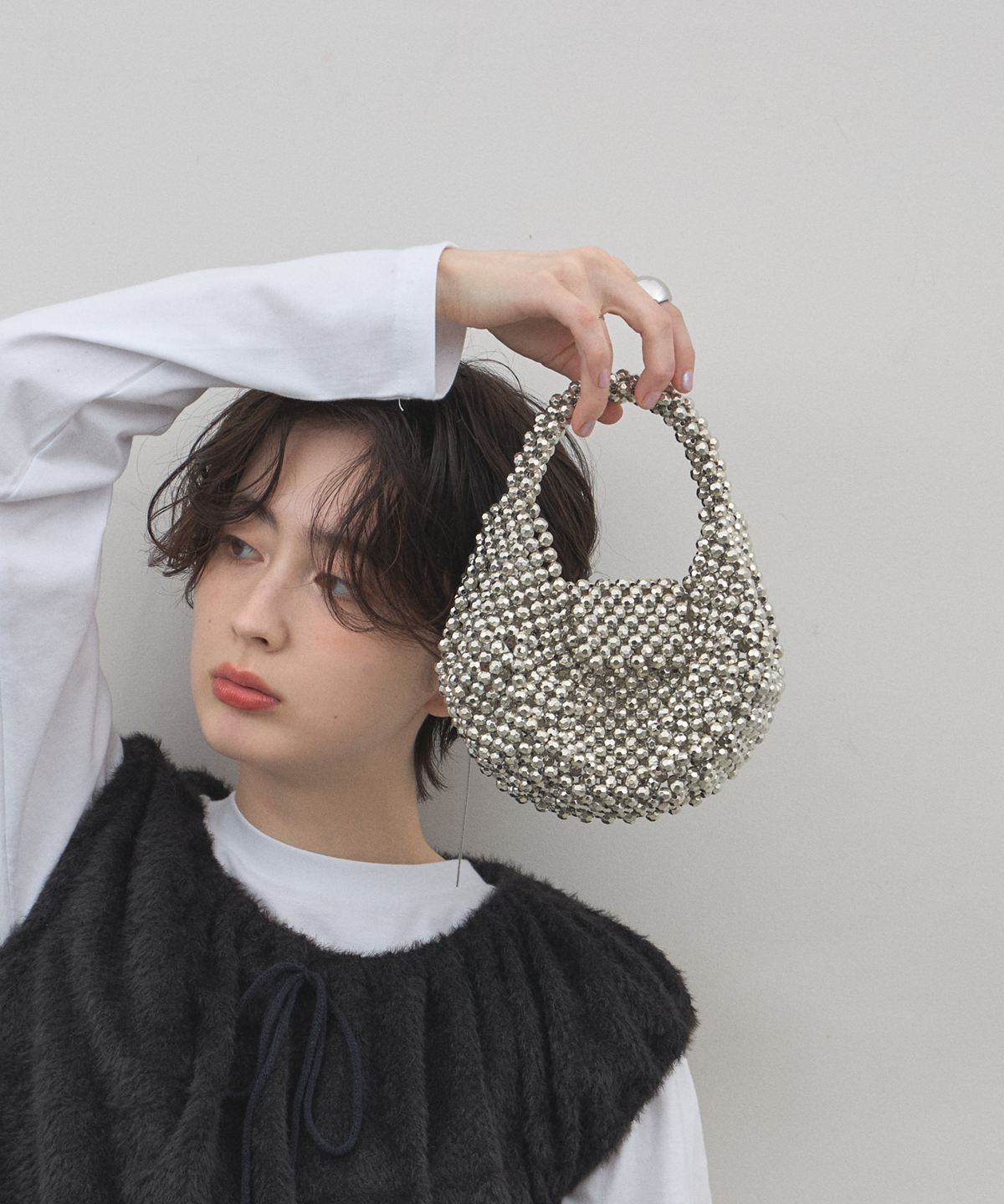 オフィシャルサイト限定】ビーズハンドバッグ