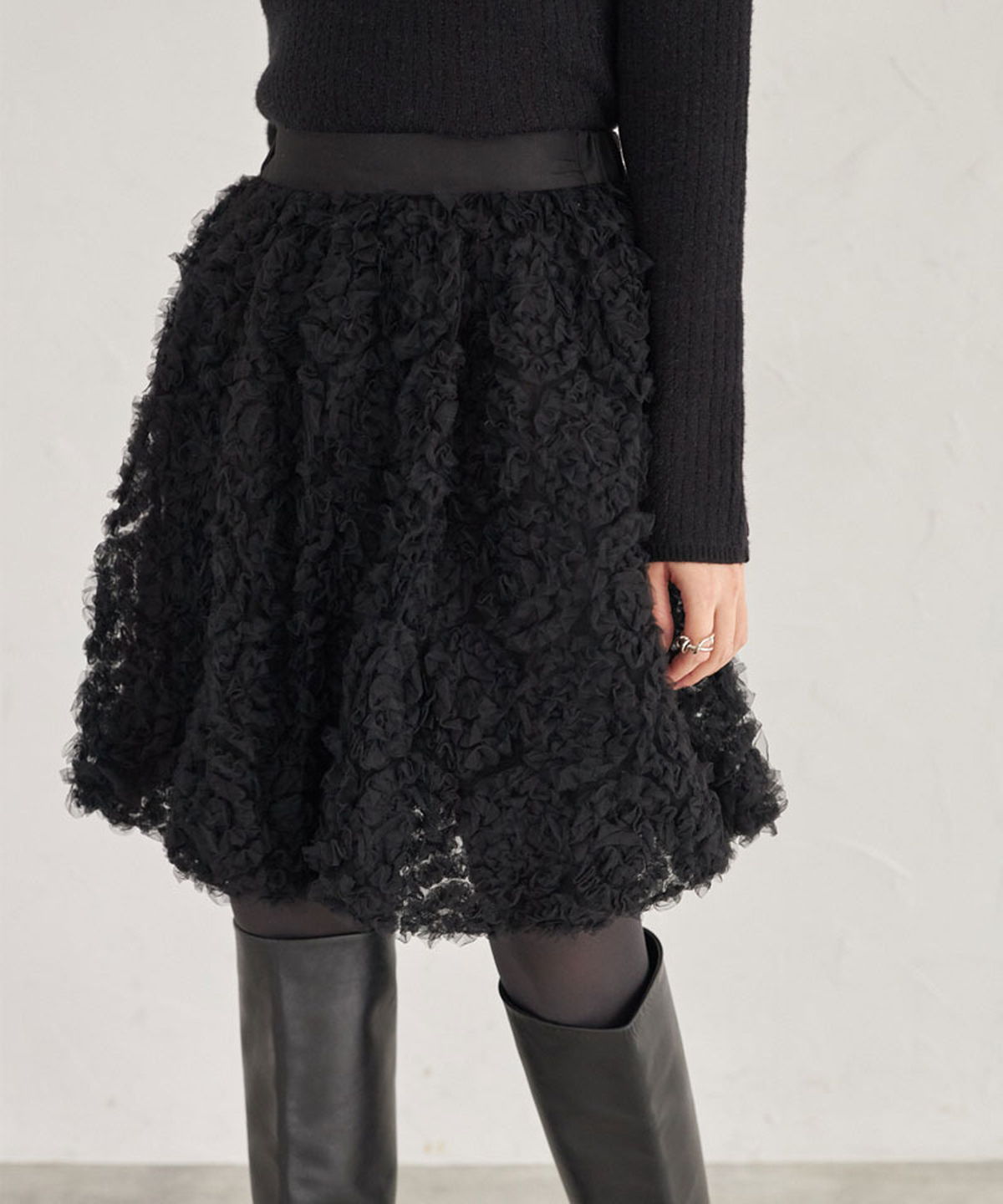 ARVELLIA】TULLE BALLOON SKIRT