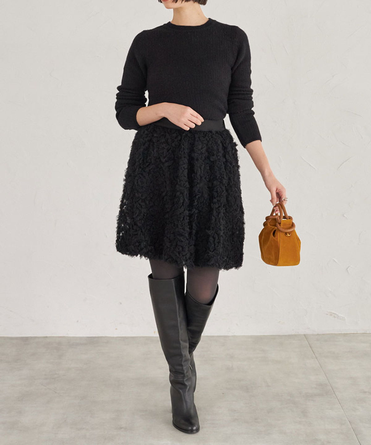 ARVELLIA】TULLE BALLOON SKIRT